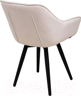 Стул Аврора Сантана 2 (бежевый велюр вивальди 02/черный)