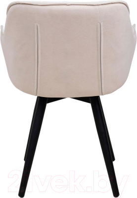 Стул Аврора Сантана 2 (бежевый велюр вивальди 02/черный)
