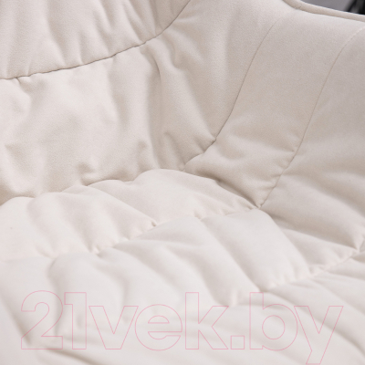 Стул Аврора Сантана 2 (бежевый велюр вивальди 02/черный)