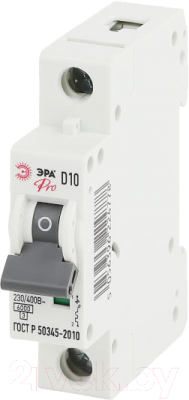 Выключатель автоматический ЭРА Pro NO-902-251 ВА47-63 1Р 16А 6кА D / Б0048841 - фото