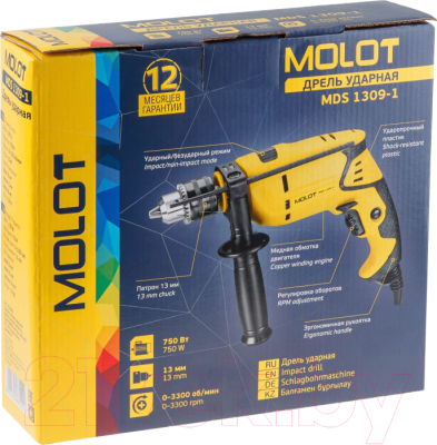 Дрель Molot MDS 1309-1 (0329092)