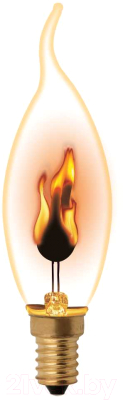 Лампа Uniel IL-N-CW35-3/RED-FLAME/E14/CL / UL-00002982 - фото
