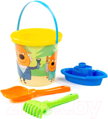 Набор игрушек для песочницы Полесье Три кота. Мир приключений №5/ 91611 - фото