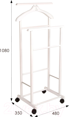 Стойка для одежды Мебелик Костюмная В 22Н