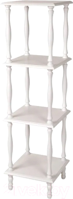 Этажерка Мебелик П 8 (белый) - фото
