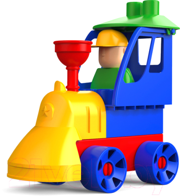 Игрушка-конструктор Соломон Мой город. Поезд / 3136213 - фото