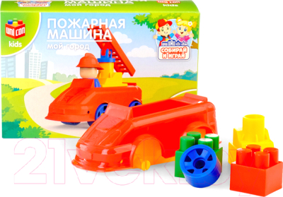 Конструктор Соломон Мой город. Пожарная машина / 3136209