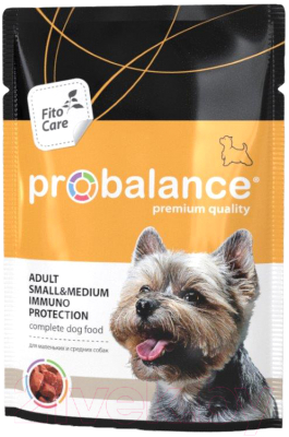 Влажный корм для собак ProBalance Immuno Adult Small & Medium - фото