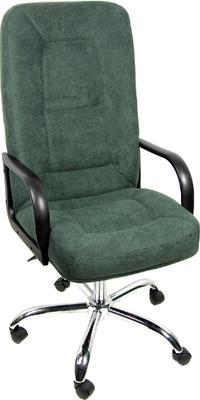 Кресло офисное Деловая обстановка Пилот Стандарт флок - фото