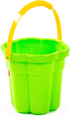 Ведерко для игры в песочнице Полесье Цветок / 35431