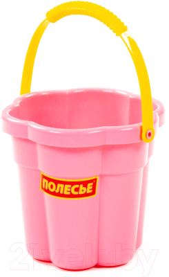Ведерко для игры в песочнице Полесье Цветок / 35431