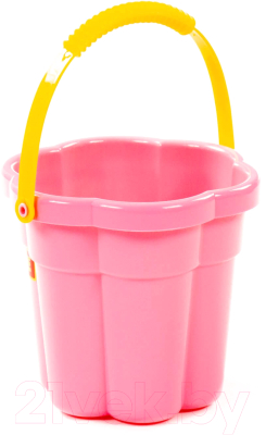 Ведерко для игры в песочнице Полесье Цветок / 35431