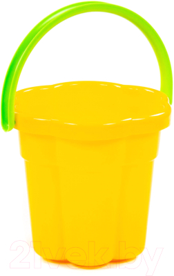 Ведерко для игры в песочнице Полесье Цветок / 3256