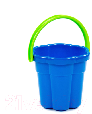 Ведерко для игры в песочнице Полесье Цветок / 3256