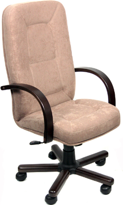 Кресло офисное Деловая обстановка Пилот Экстра флок - фото