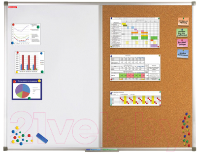 Магнитно-маркерная доска Brauberg 236865 - фото