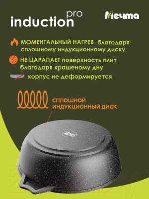 Жаровня Мечта Гранит Induction Pro 33802И