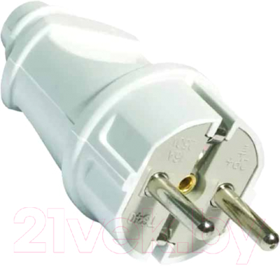 Вилка штепсельная SmartBuy SBE-16-P01-w - фото