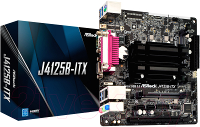 Материнская плата AsRock J4125B-ITX