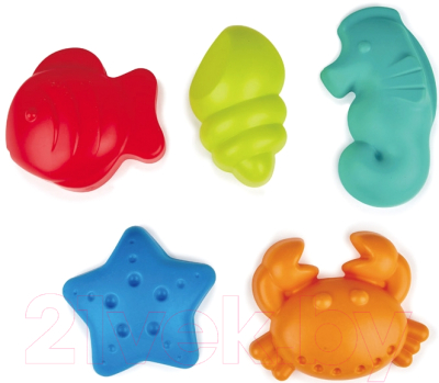 Набор игрушек для песочницы Hape Морские создания / E4058_HP - фото