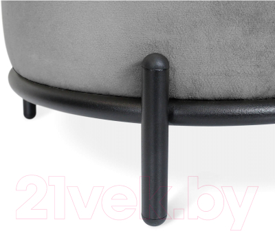 Пуф Sheffilton SHT-B6 / 208960 (угольно-серый/черный муар)