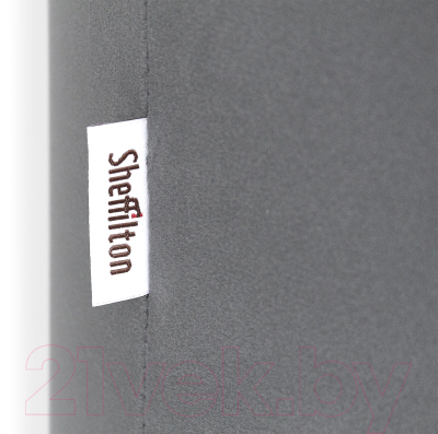 Пуф Sheffilton SHT-B6 / 208960 (угольно-серый/черный муар)