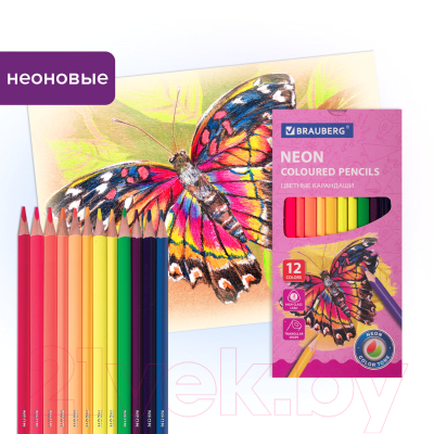 Набор цветных карандашей Brauberg 181792