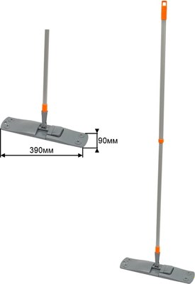 Швабра-моп OfficeClean Professional телескоп. ручка 120см пласт флаун 40см
