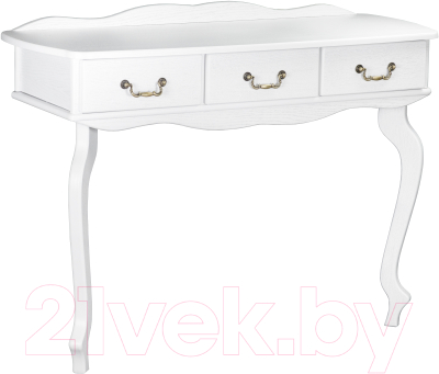 Консольный столик Мебелик Берже 6 (белый ясень) - фото