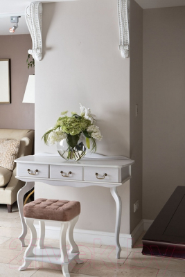 Консольный столик Мебелик Берже 6 (белый ясень)