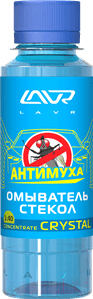 Жидкость стеклоомывающая Lavr Crystal Анти муха концентрат / Ln1225 - фото