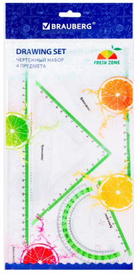 Набор для черчения Brauberg Fresh Zone / 210764