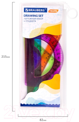 Набор для черчения Brauberg Fruity / 210771