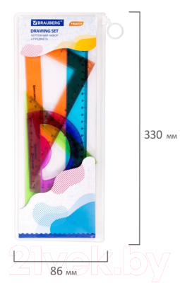 Набор для черчения Brauberg Fruity / 210772