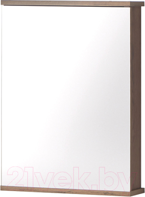 Шкаф с зеркалом для ванной Акваль Джиа 50 / ДЖИА.04.50.00.L - фото