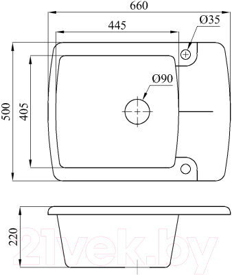 Мойка кухонная БелЭворс Flexi L
