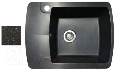 Мойка кухонная БелЭворс Flexi R (черный)
