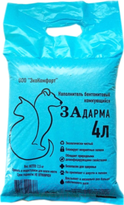 Наполнитель для туалета Задарма Бентонитовый - фото