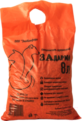 Наполнитель для туалета Задарма Древесный - фото