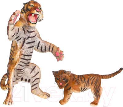 Набор фигурок коллекционных Masai Mara Мир диких животных. Семья тигров / MM211-123 - фото