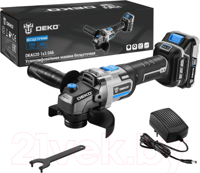Угловая шлифовальная машина Deko DKAG20 / 063-4026 - фото