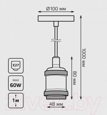 Потолочный светильник Gauss Decor PL023