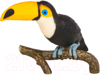 Фигурка коллекционная Masai Mara Мир диких животных. Птица большой тукан / MM211-168 - фото