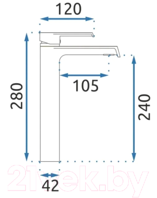 Смеситель REA Hass B6207 Chrom