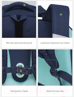 Школьный рюкзак Grizzly RAz-286-6