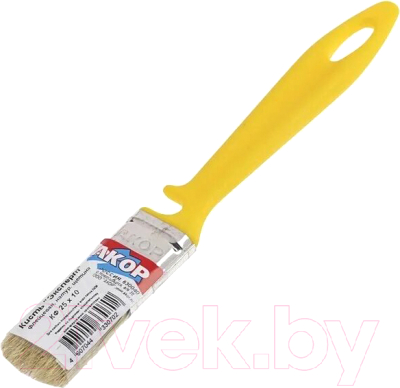 Кисть малярная Акор Эксперт Для лаков КФ 25x10 - фото