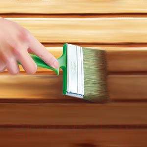 Кисть малярная Акор Работы по дереву КФ 35x10