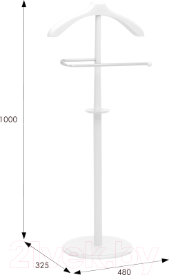 Стойка для одежды Мебелик Костюмная В 25Н