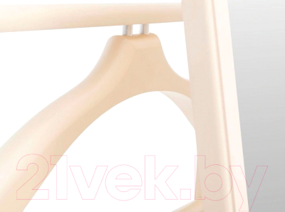 Стойка для одежды Мебелик Костюмная с зеркалом на колесах В 24Н