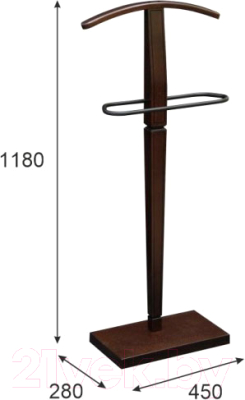 Стойка для одежды Мебелик Костюмная Васко В 70